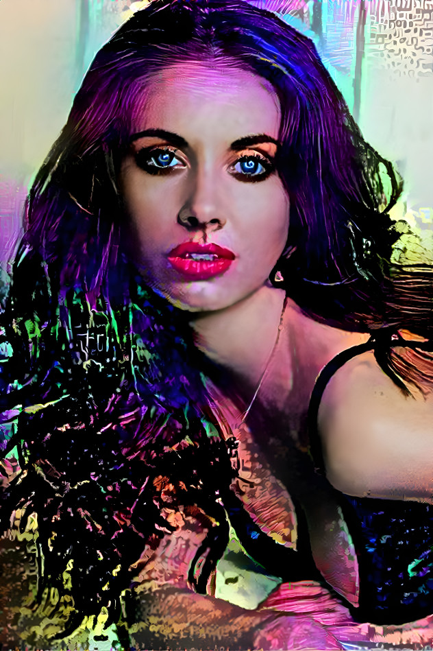 Alison Brie black light poster