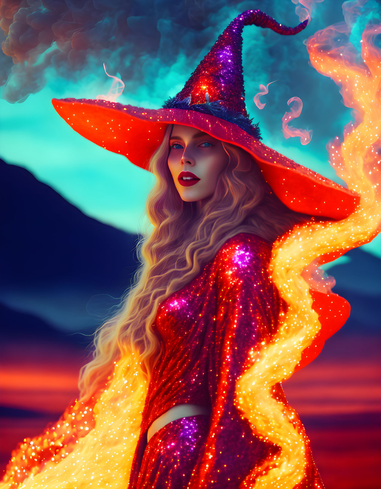 The sorceress of embers
