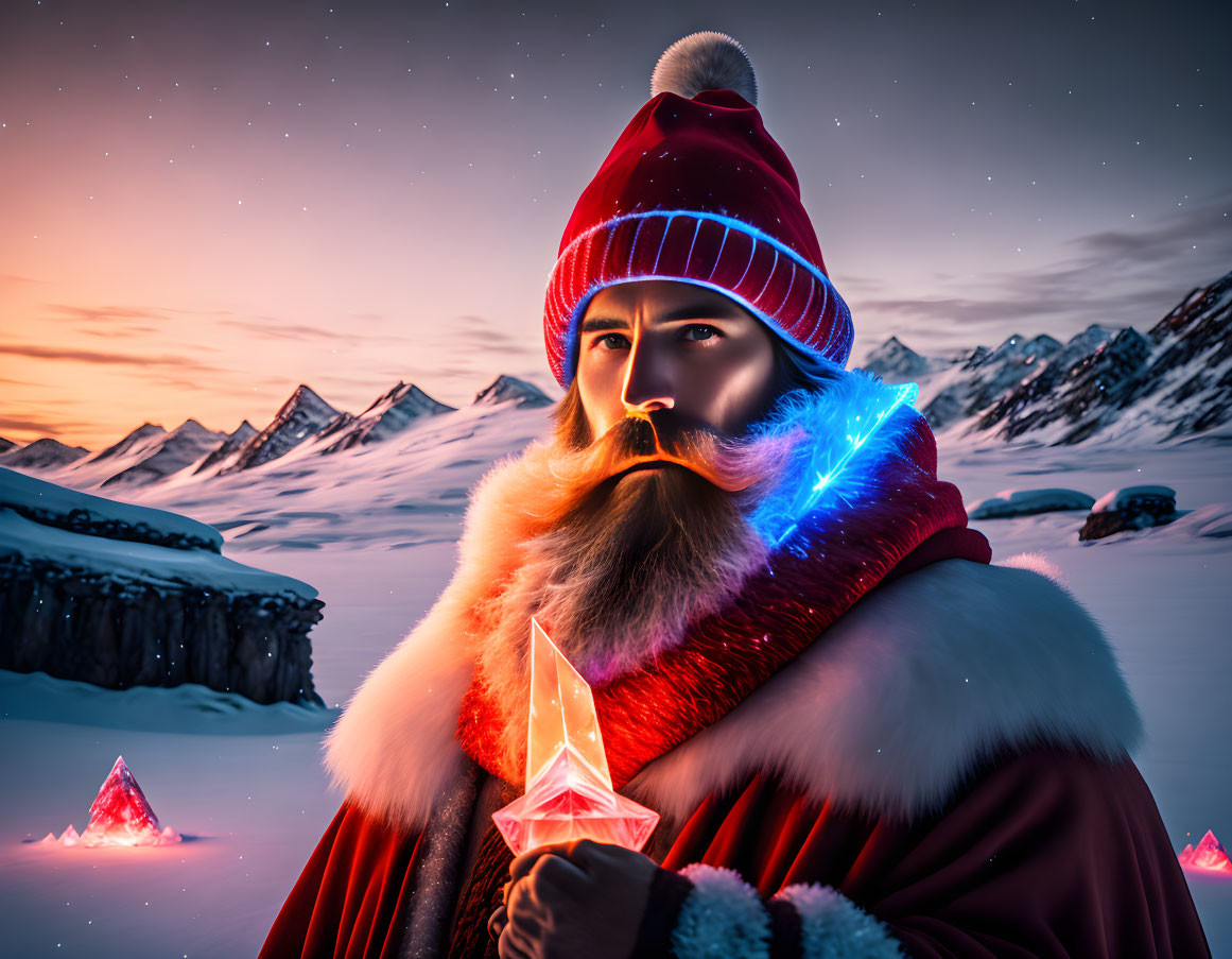 The ancient wizard of the North Pole 