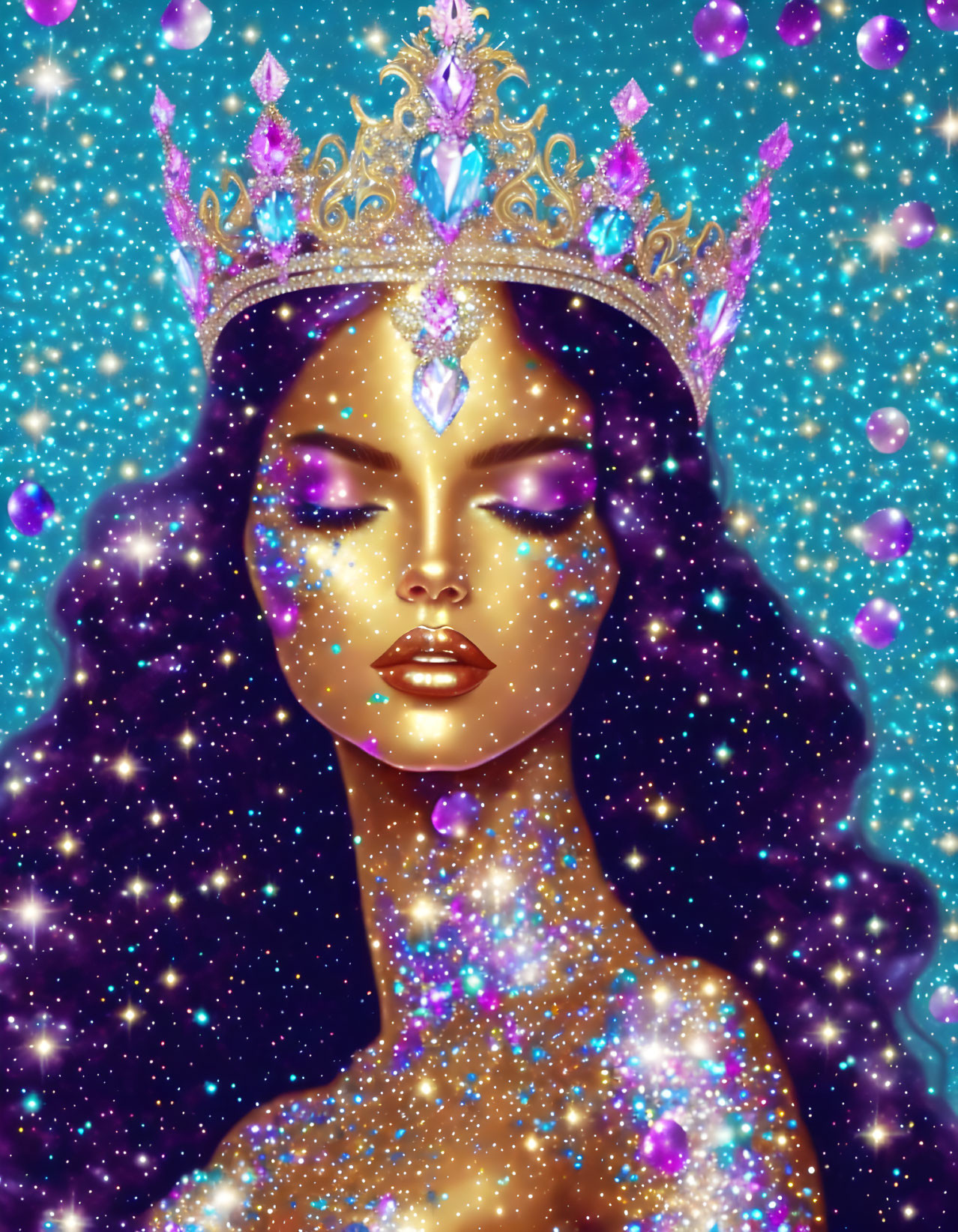 The queen of glitter 