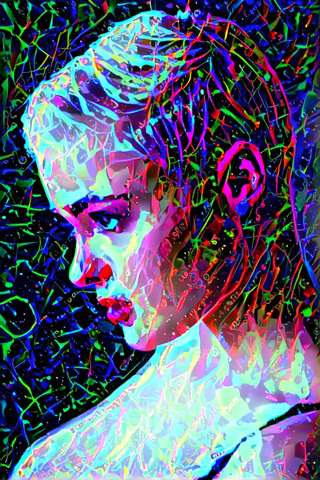 Stefania neon abstract 