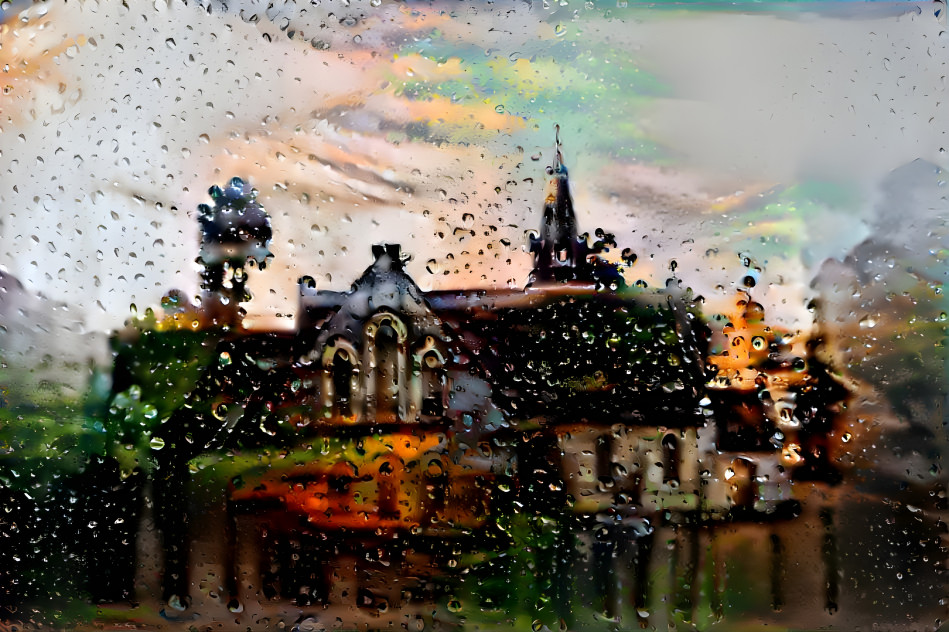 Rain on Castle