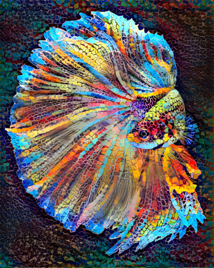 Mosaic fish