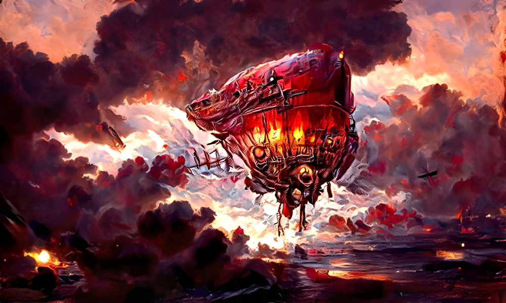 Steam Punk dirigible