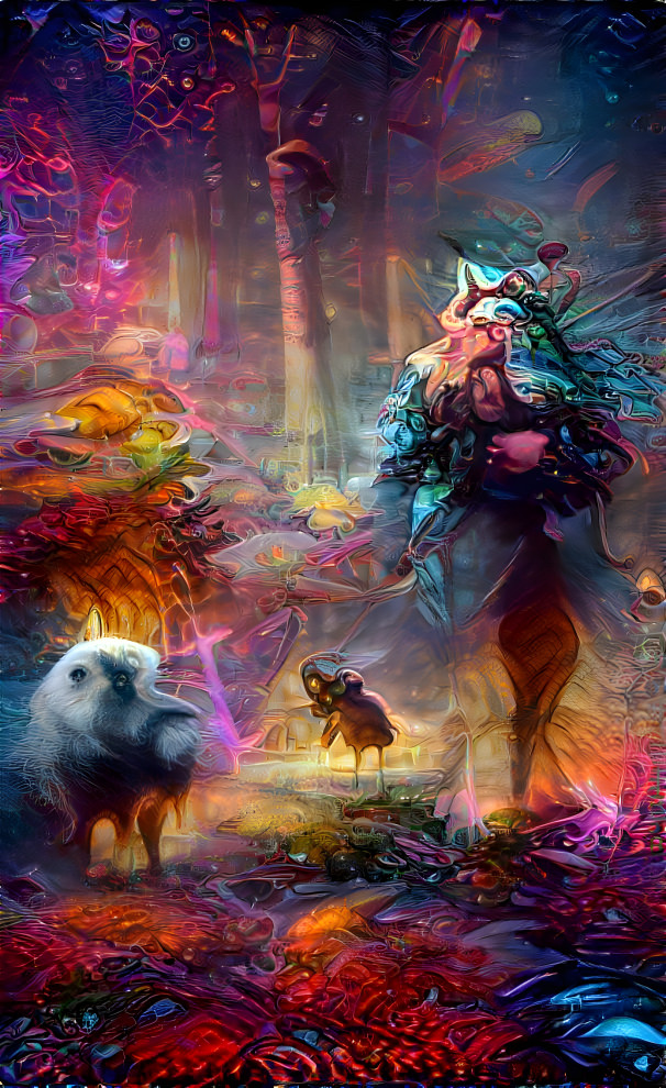 Druid and animal friends