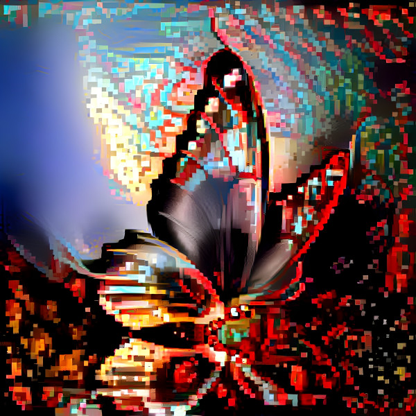 pixel butterfly