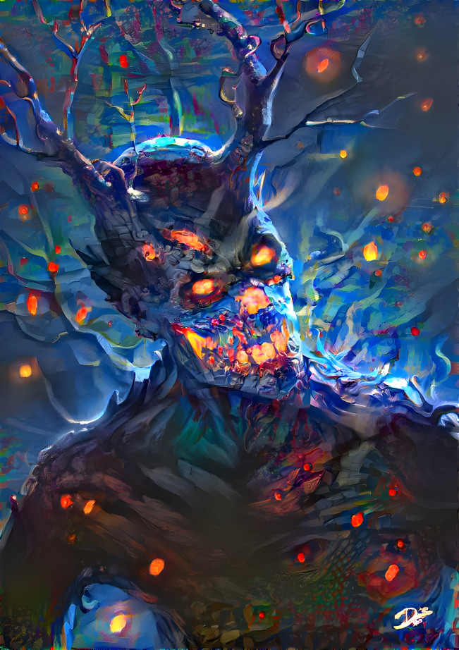 Coloful demon