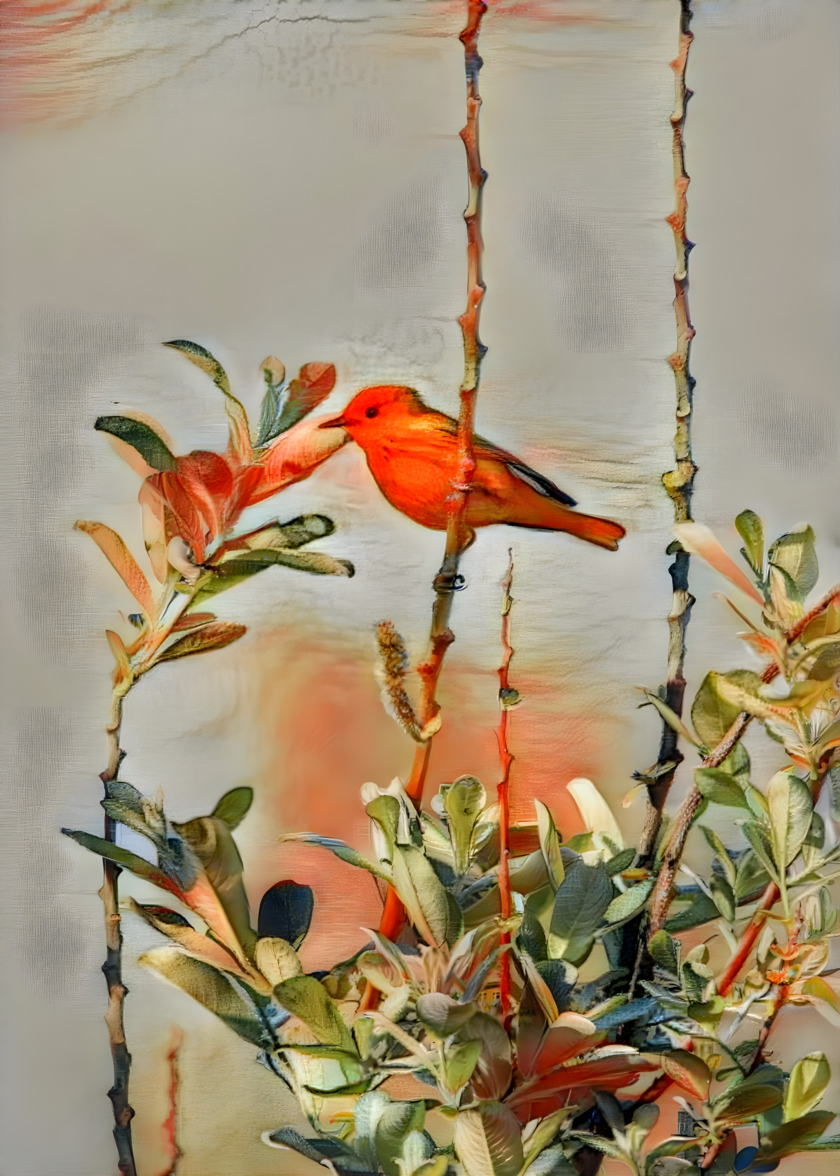 "Vermillion" Yellow Warbler