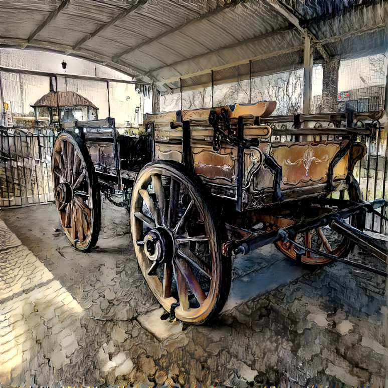 an old wagon