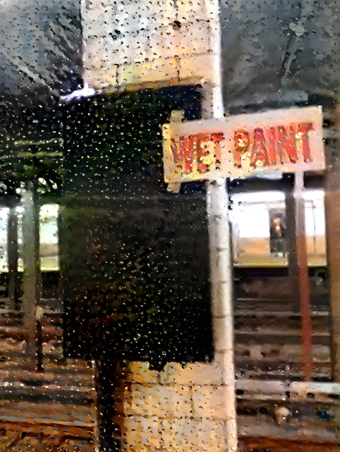 wet paint