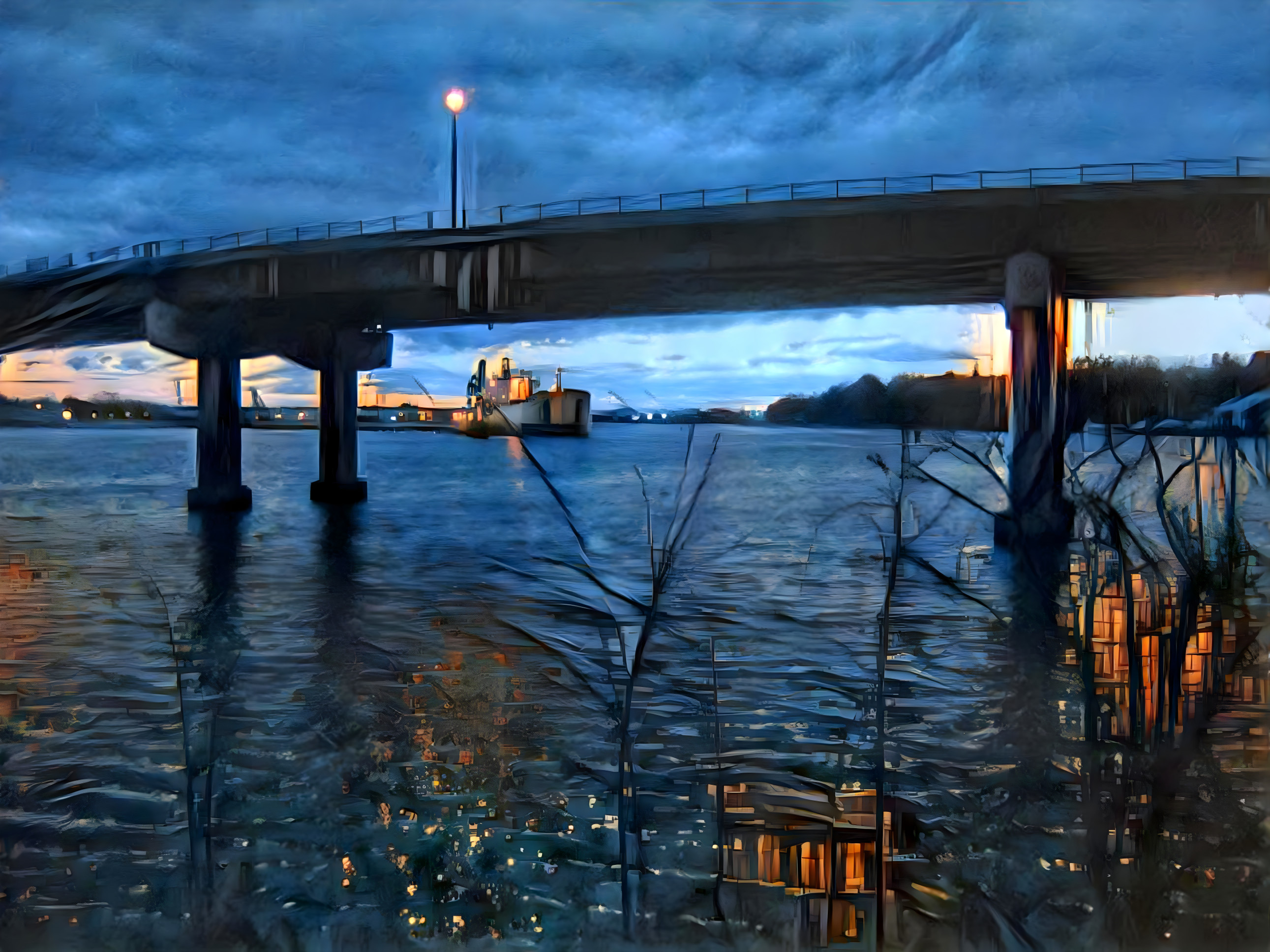 Under the Bridge - Casco Bay