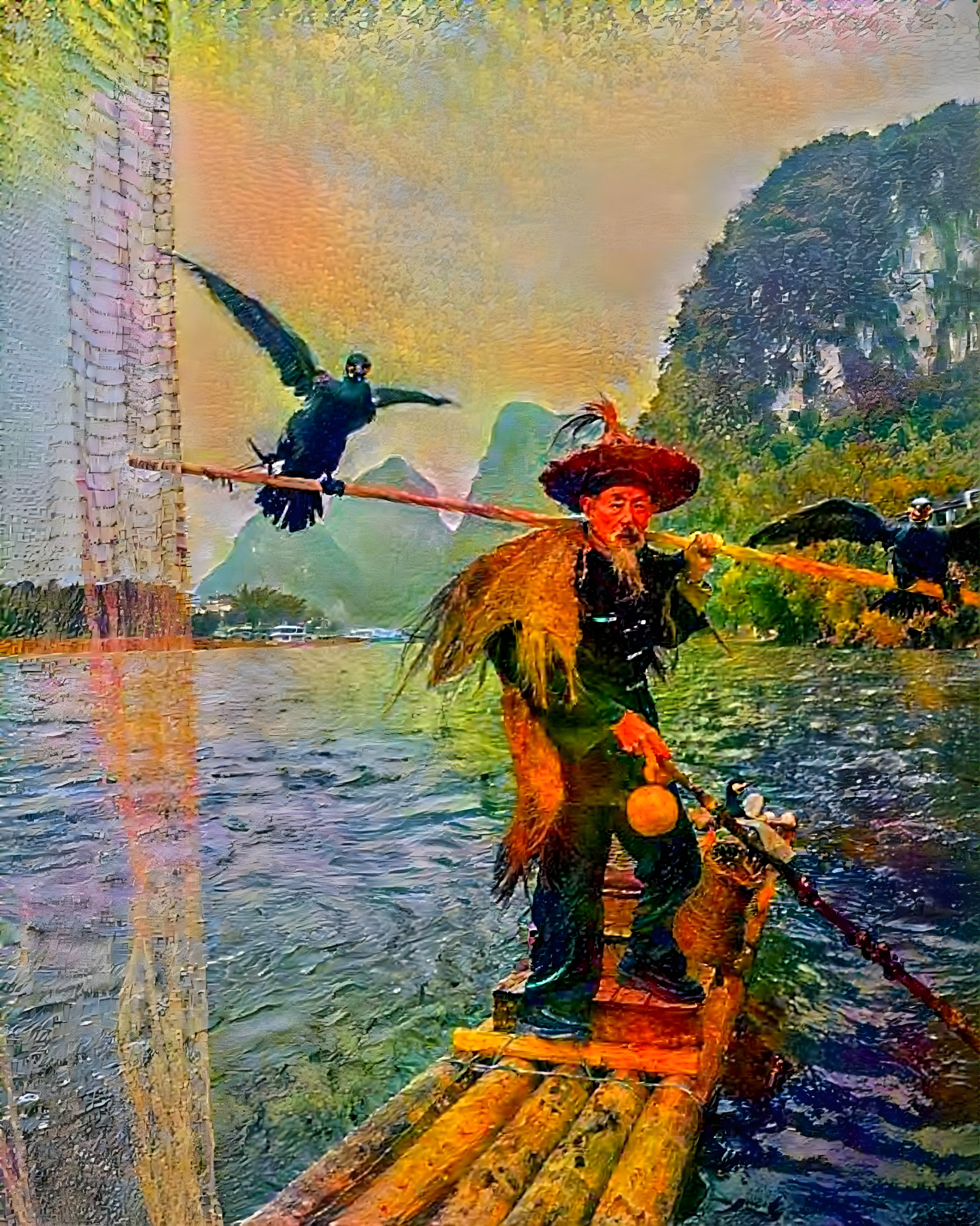 Cormorant Fishing