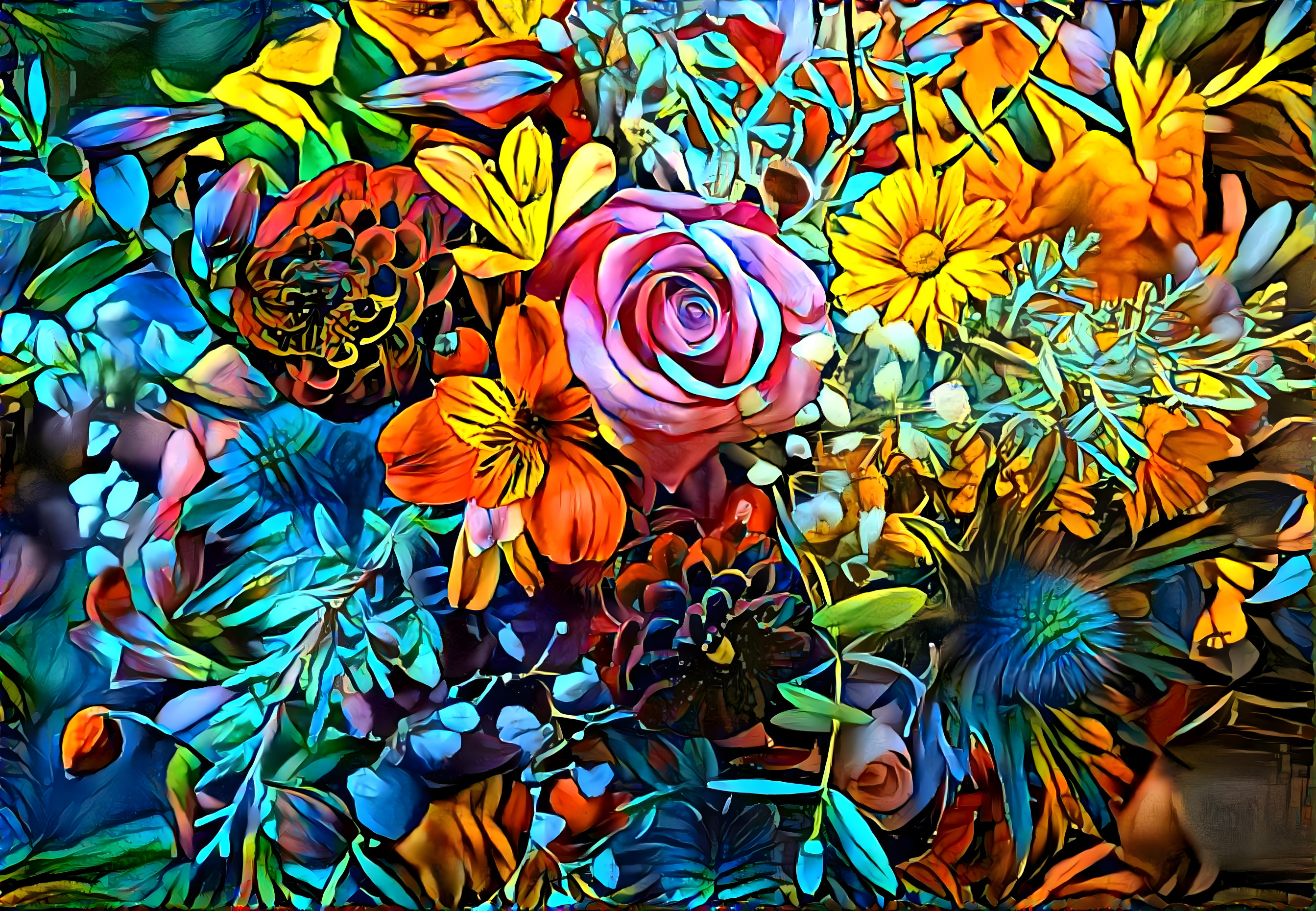 Black-Light Bouquet