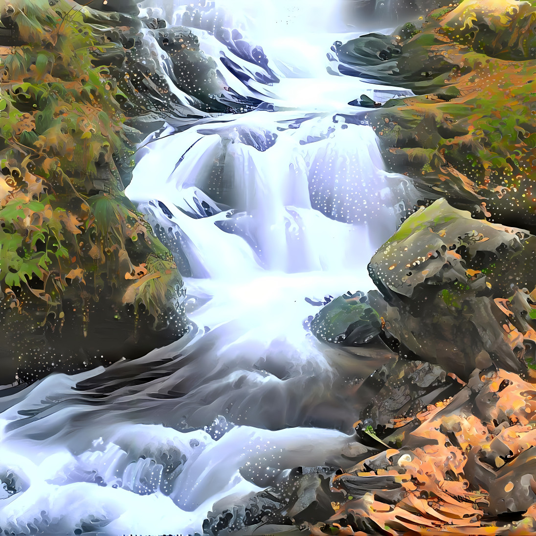 Dreamy waterfall