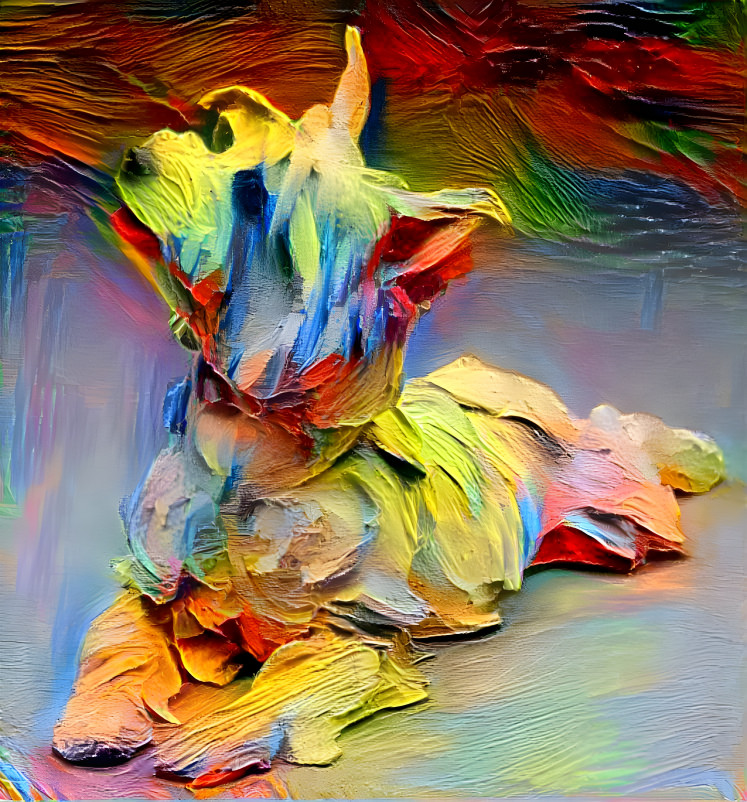 Rainbow doggie