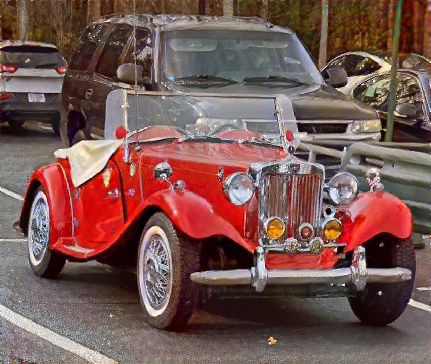 just another car in the grocery store lot