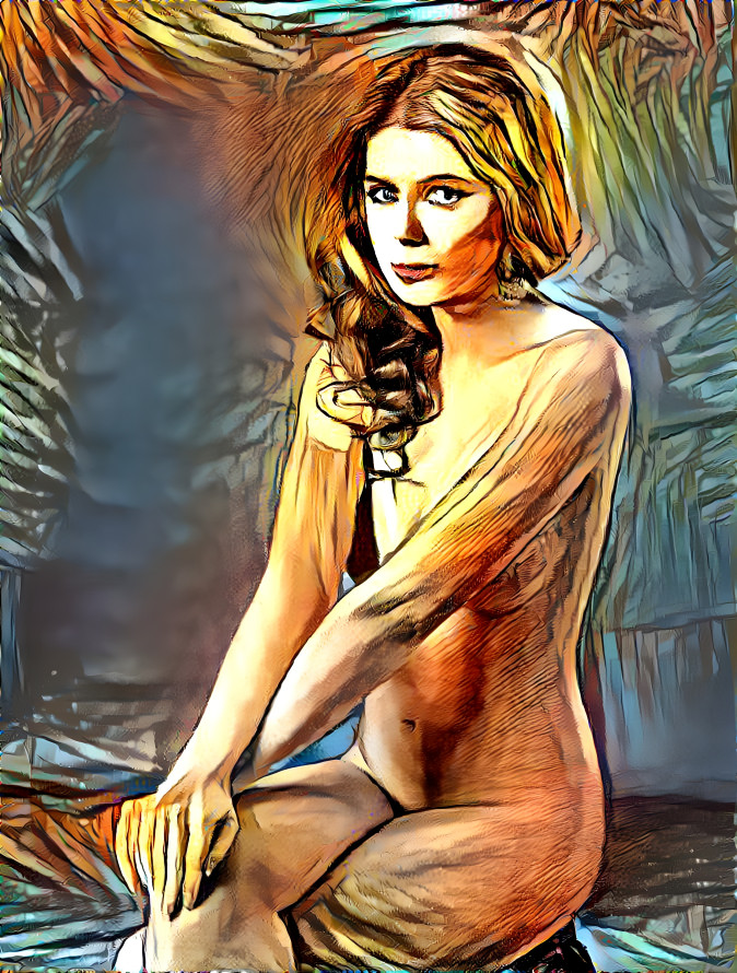 Modern nude model