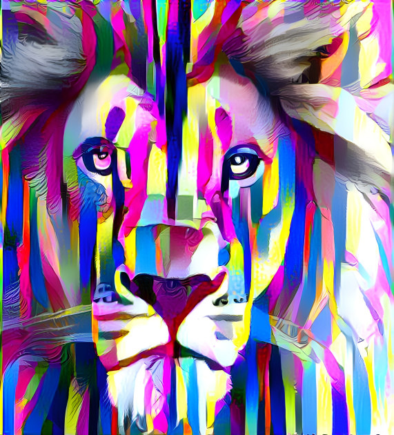 ColorStripe Lion