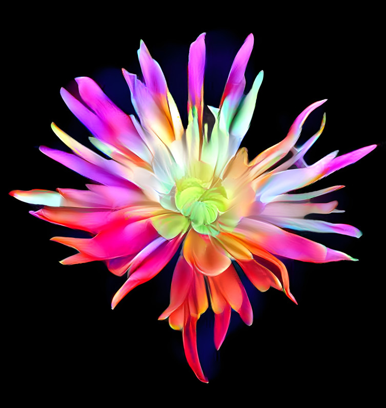 Color Flower Burst