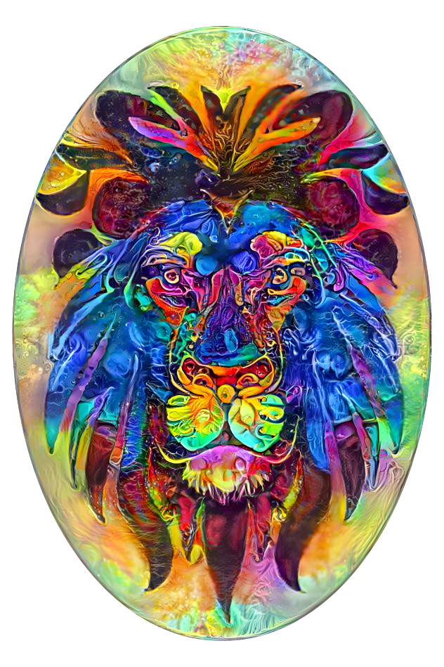 Psychedelic Lion