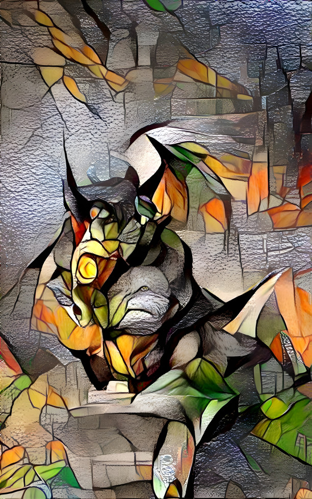 Stained Glass Gargoyle