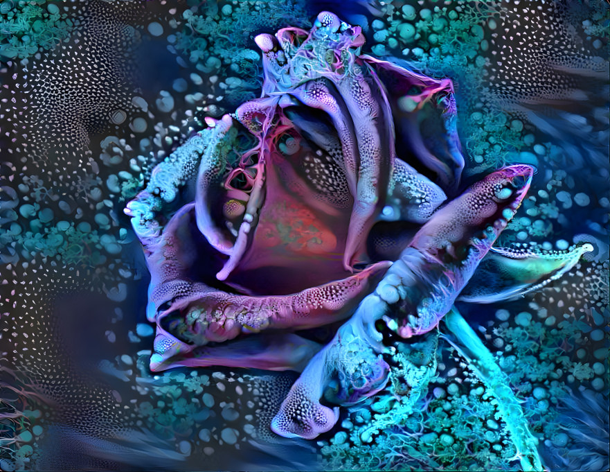 An otherworldy rose