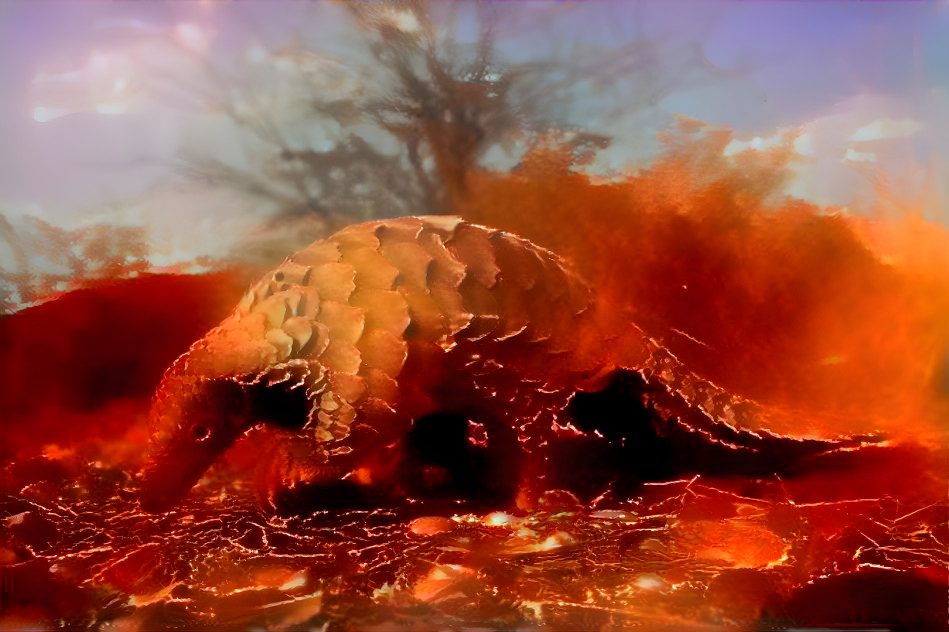 The fire pangolin