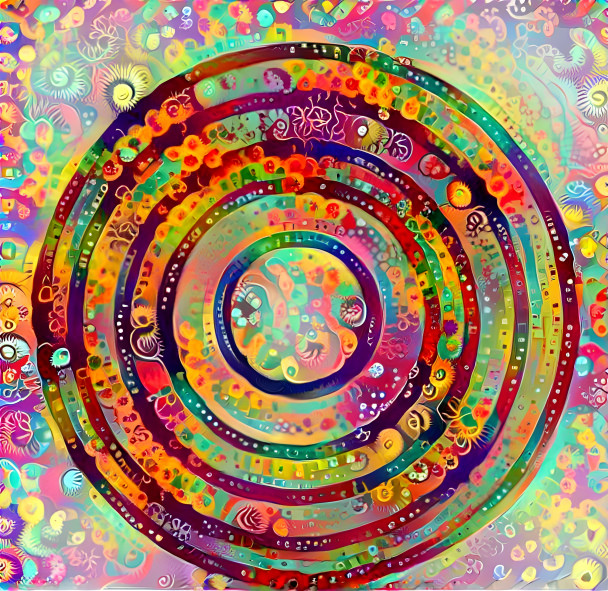 Circles and colors.