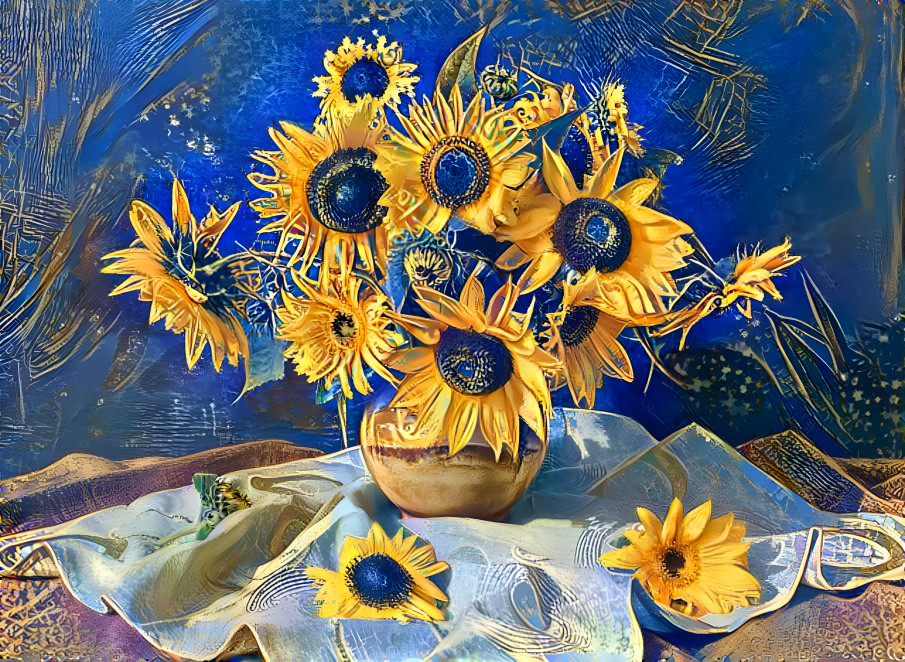 Bouquet of sunflowers