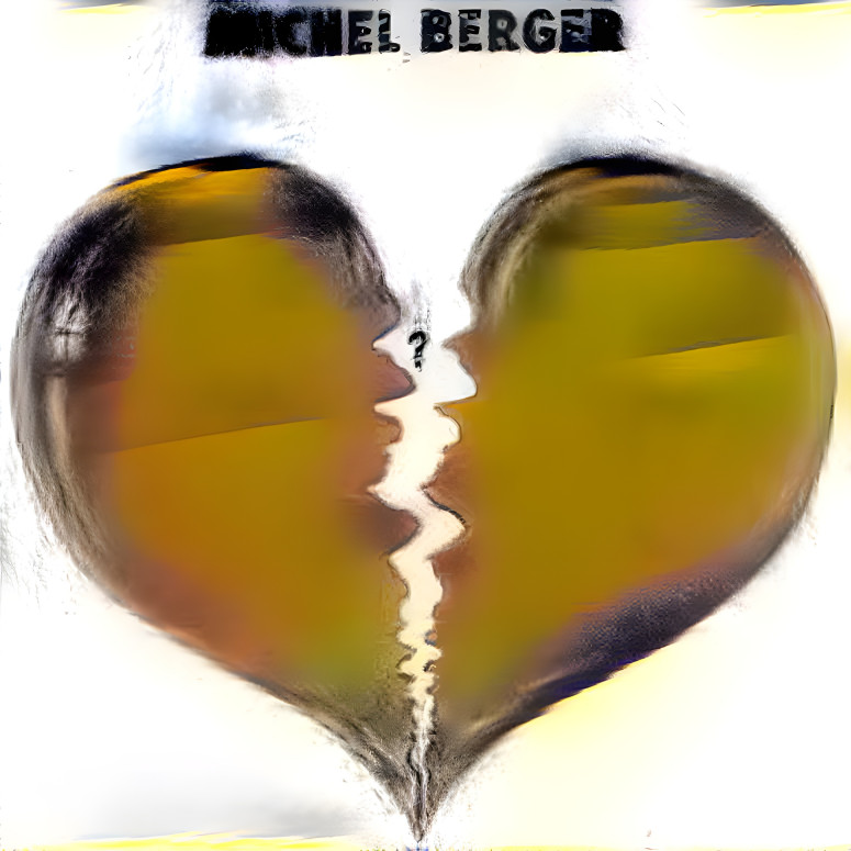 Heartbroken cover with the colors of Babacar cover