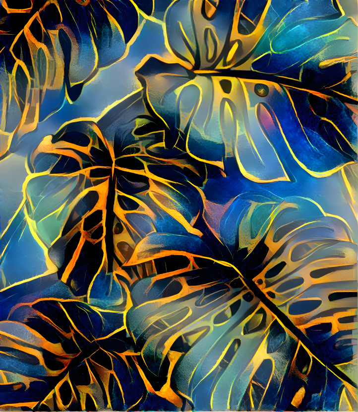 Foliage in Blue