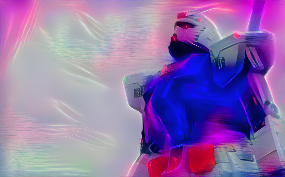 Vaporwave Gundam