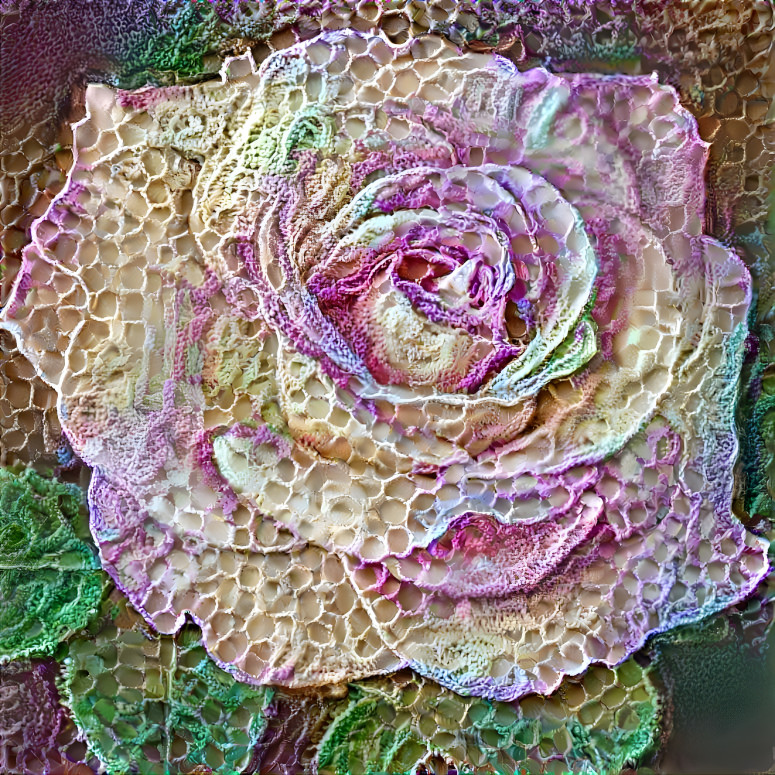 Stitched Rose