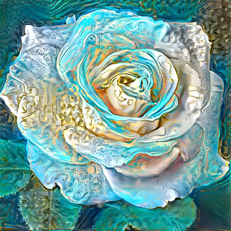 Cyan Rose