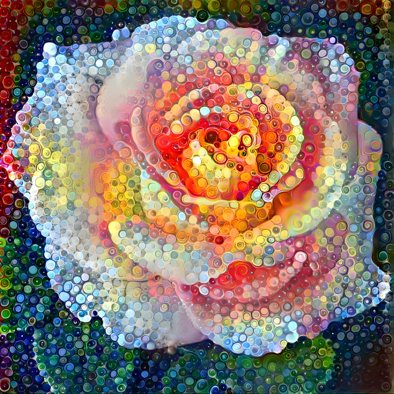 Rainbow Rose