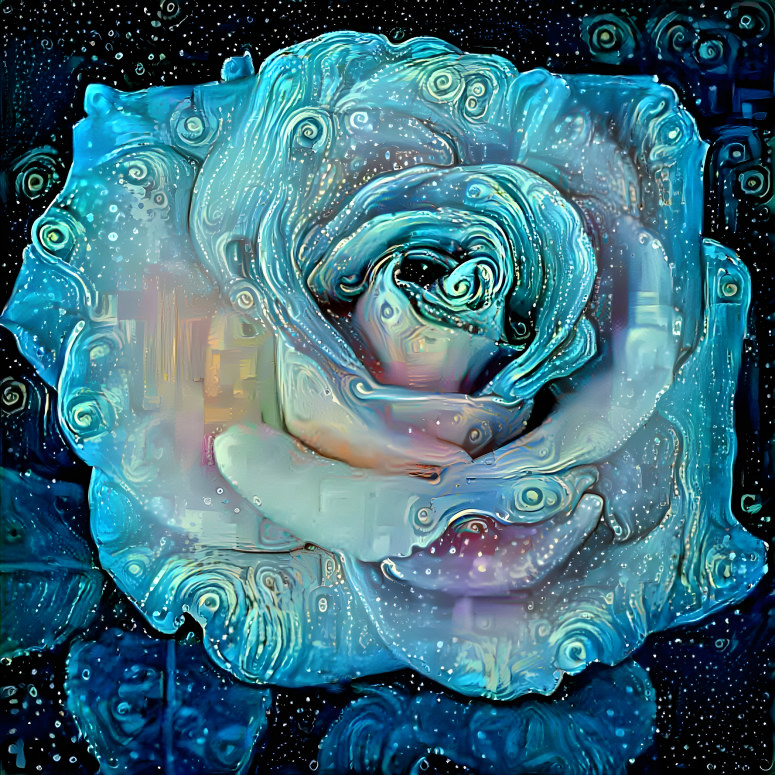 Teal Rose