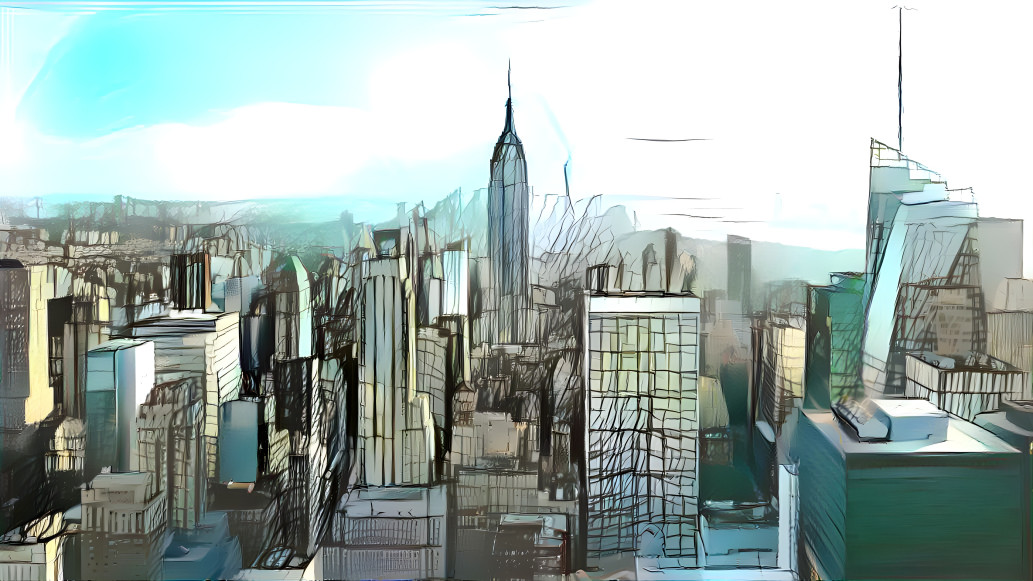 New york drawing