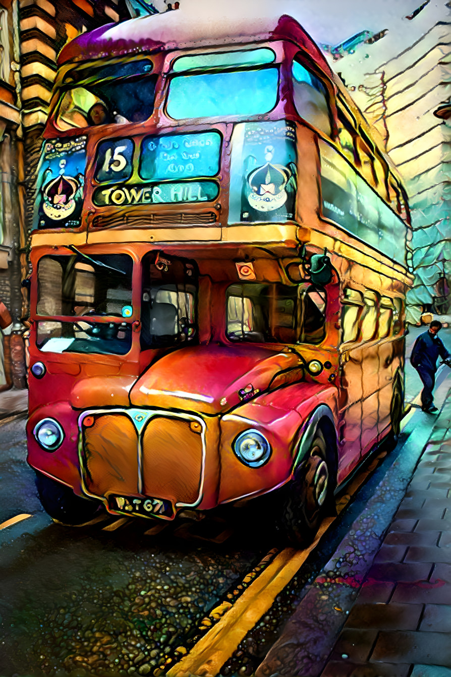 Psychedelic bus