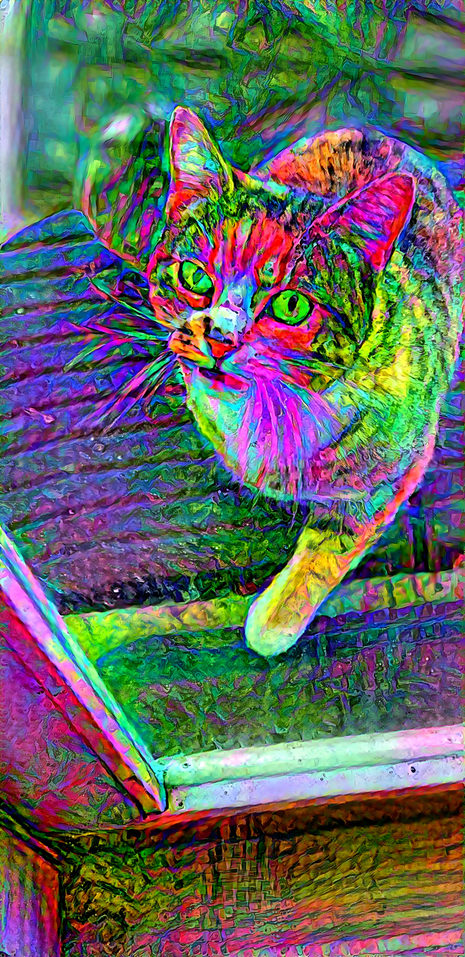 Psychedelic Cat