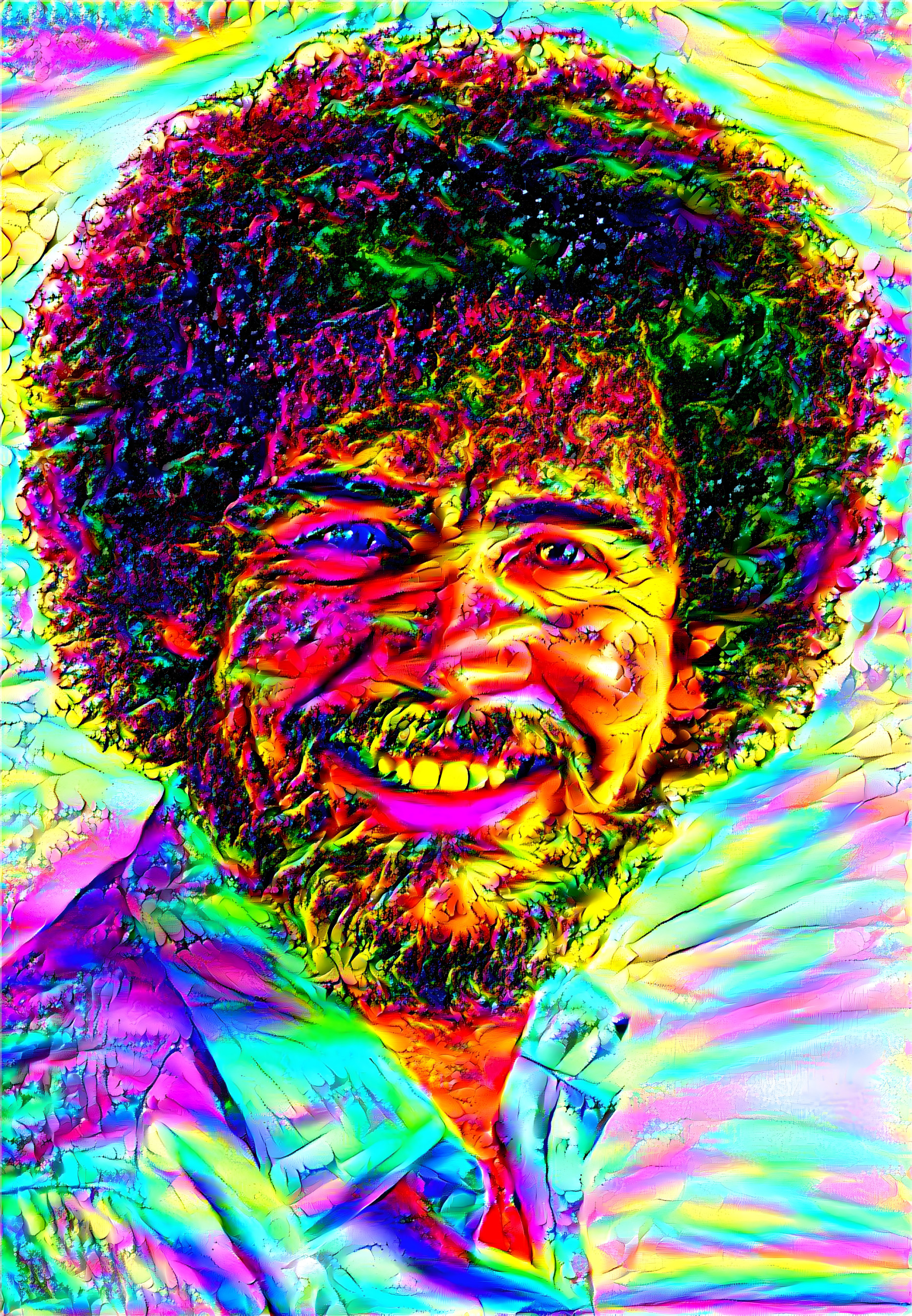 Trippy Bob Ross