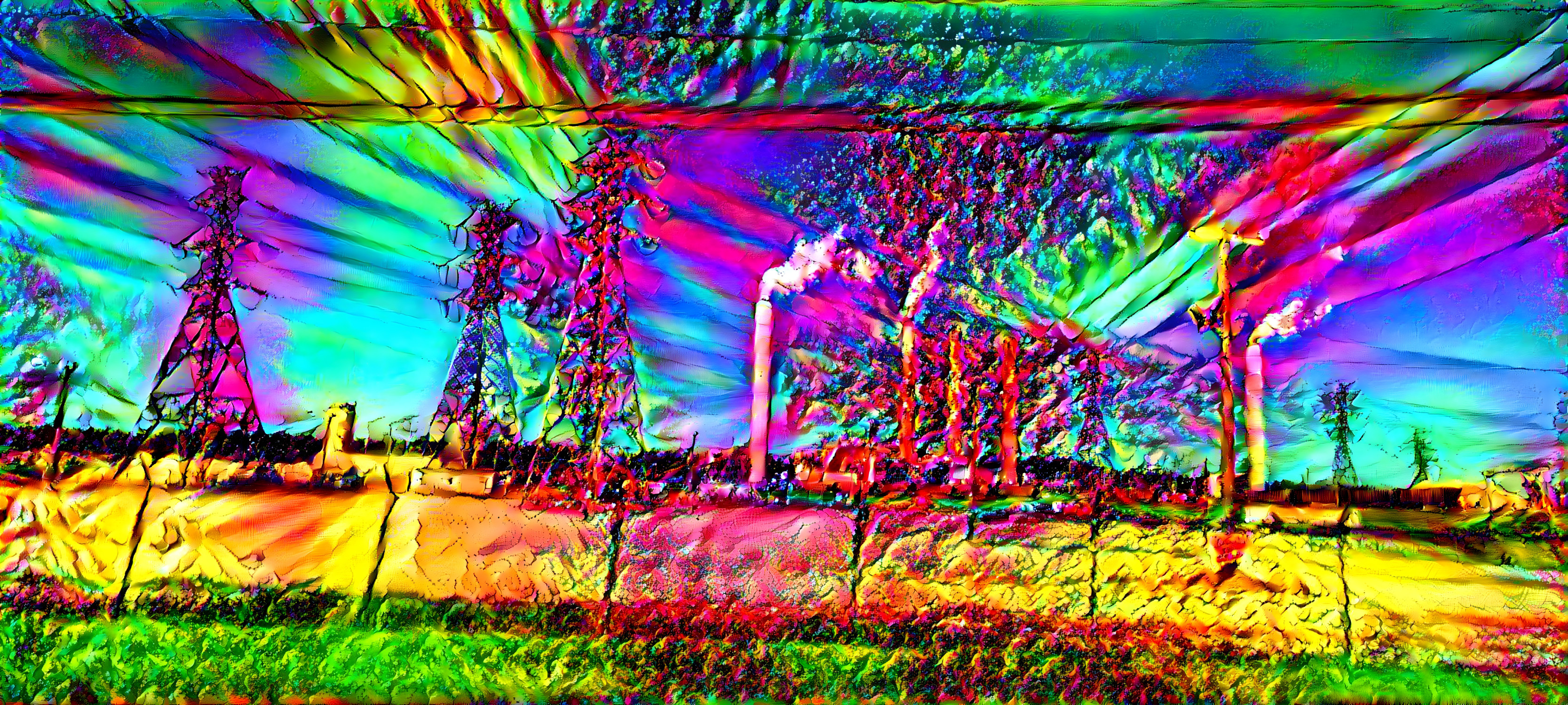 Psychedelic Smokestacks