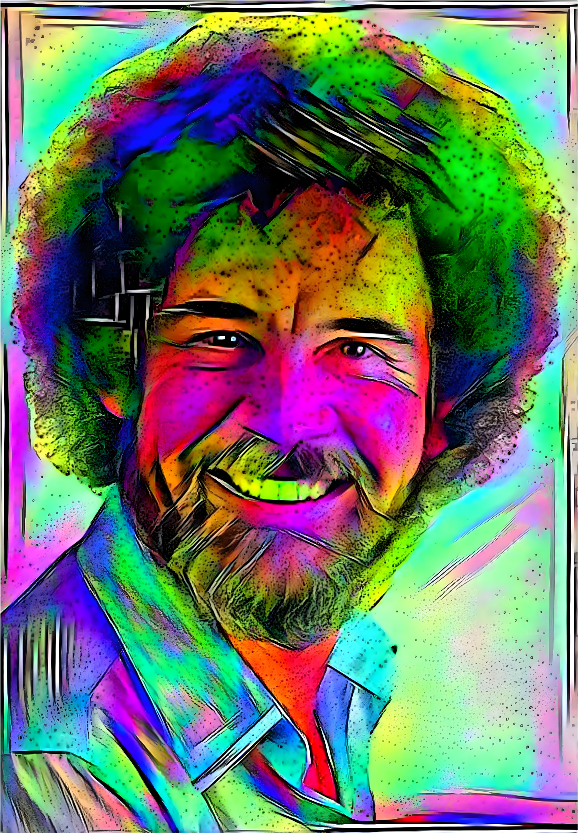 Psychedelic Bob Ross II