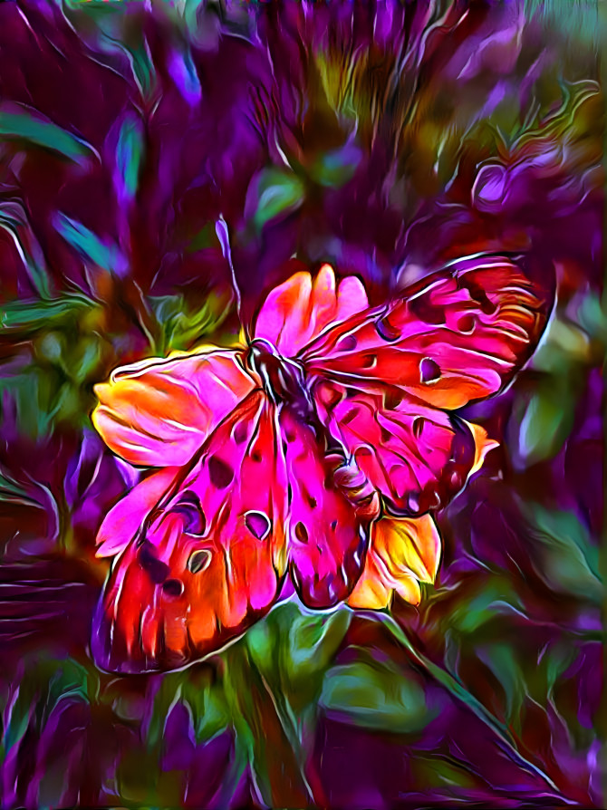 Pink butterfly 