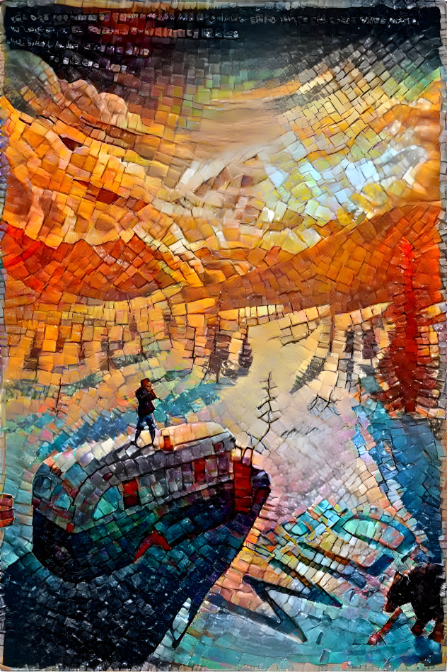 Into the Wild made with espiral mosaics