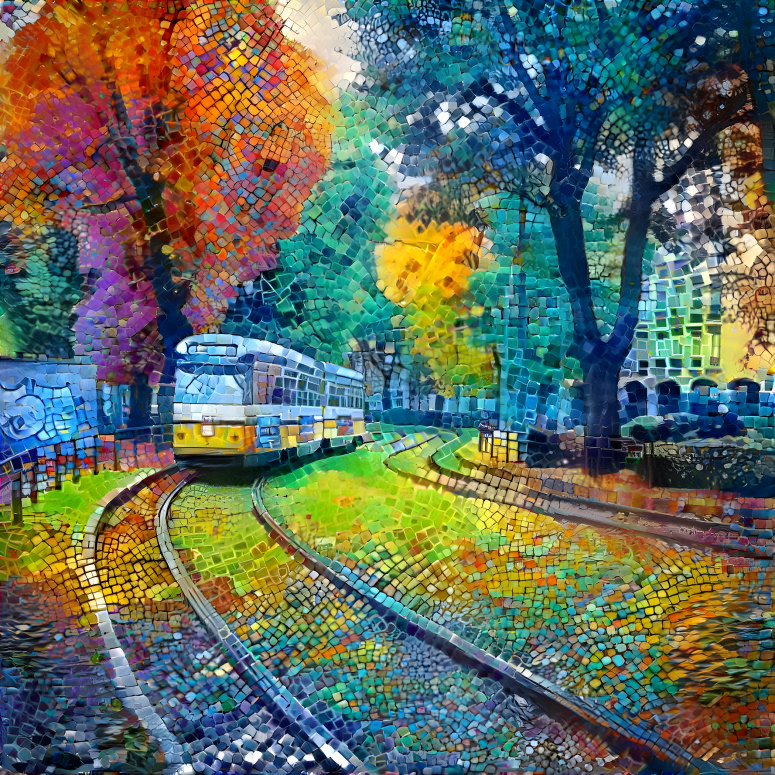 Mosaic train