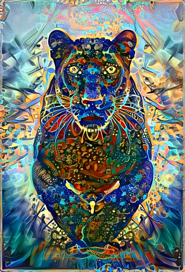 Vibrant panther