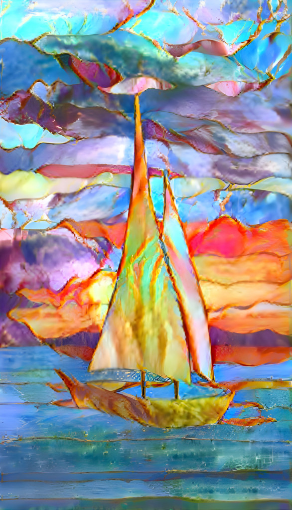 Sailing into a stained glass world