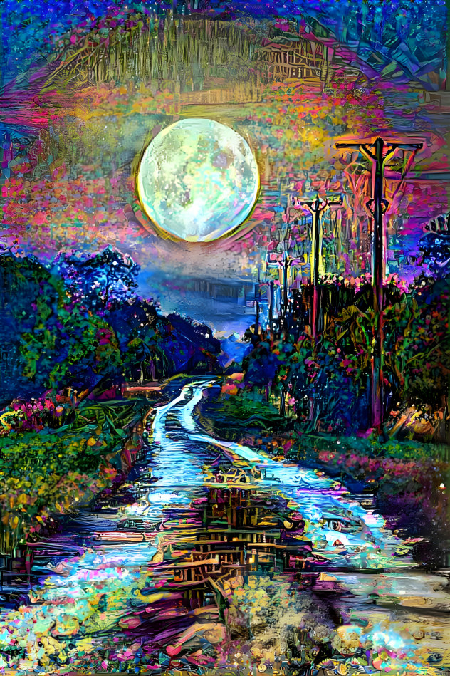 Moonlit walk