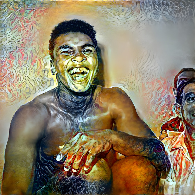 Muhammad Ali's smile