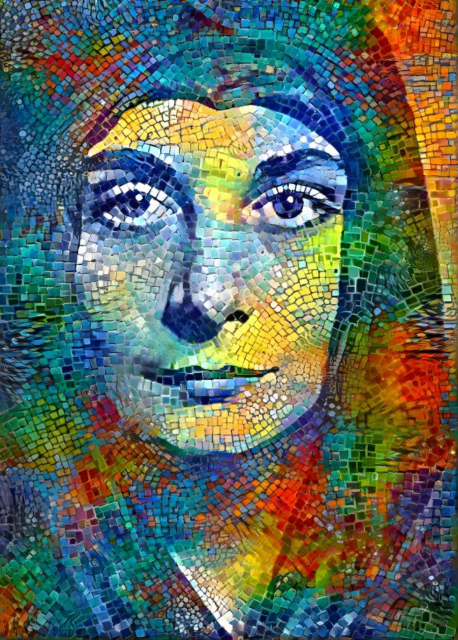 Mosaic face